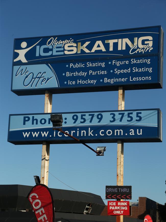 Oakleigh’s Olympic Ice Skating Centre’s future was grim. Picture: Hamish Blair