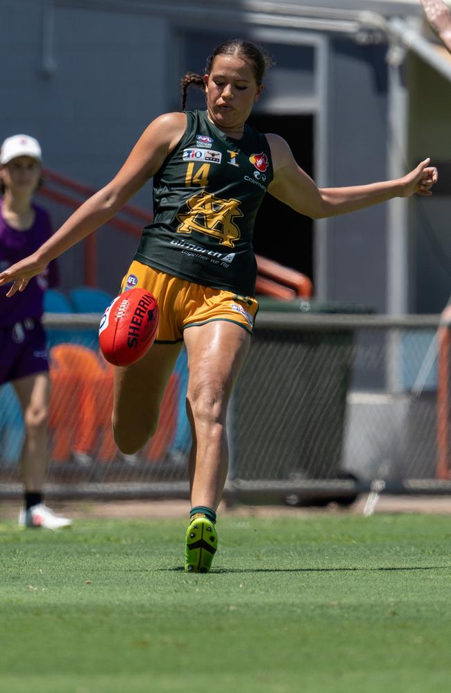 St Mary's Paula Pavic. Picture: Tymunna Clements / AFLNT Media