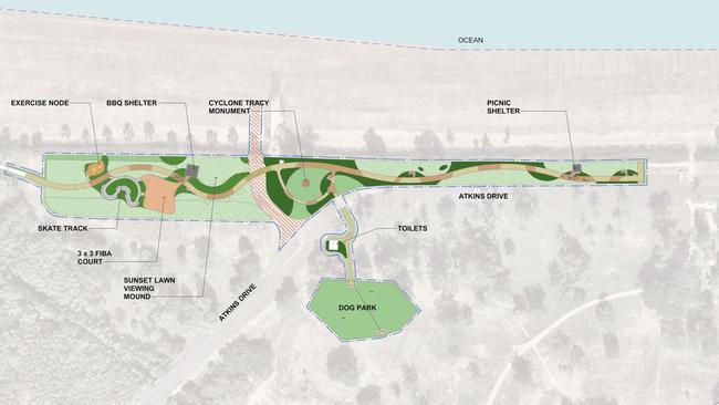 Short term works in the Bundilla Beach master plan draft. Picture: Supplied