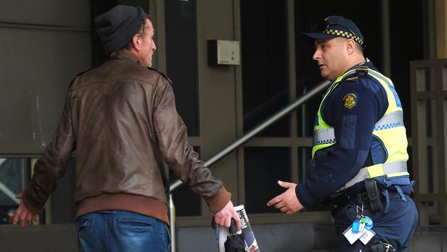 One of the first priorities for the new PSOs will be to ensure the safety of footy fans making their way to and from the AFL finals. Picture: Nicole Garmston/ File.