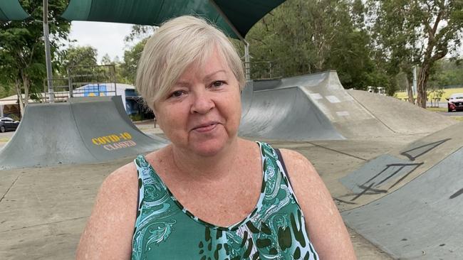 A Beerwah mother is calling for urgent safety upgrades to be made to the skate park. Picture: Natalie Wynne