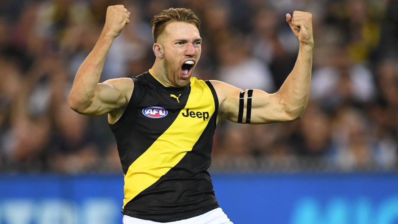 Noah Balta has been left out of the Tigers’ side to face the Pies. Picture: AAP