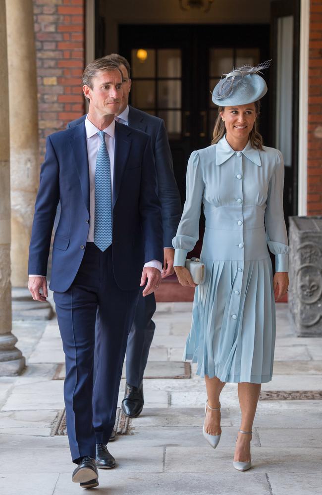 Pippa Middleton (R), the sister of Britain's Catherine, Duchess of Cambridge, and her husband James Matthews. Picture: Getty Images