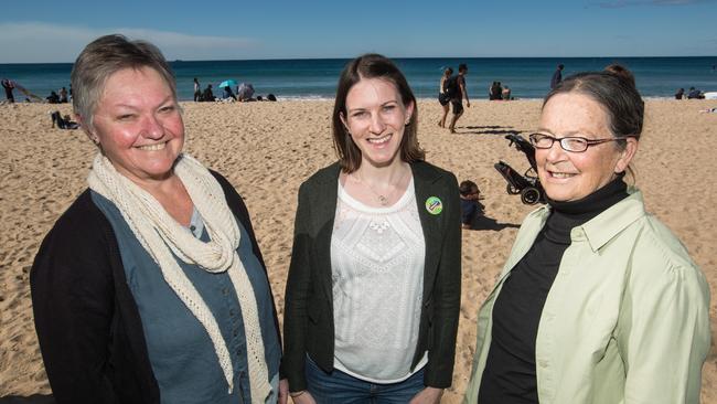 Northern Beaches Green Party candidates hadn’t yet secured a seat on Saturday night. Picture: Julian Andrews