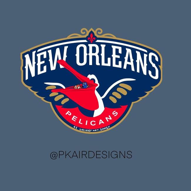 New Orleans Pelicans v Nemo. Picture: pkairdesigns/Instagram