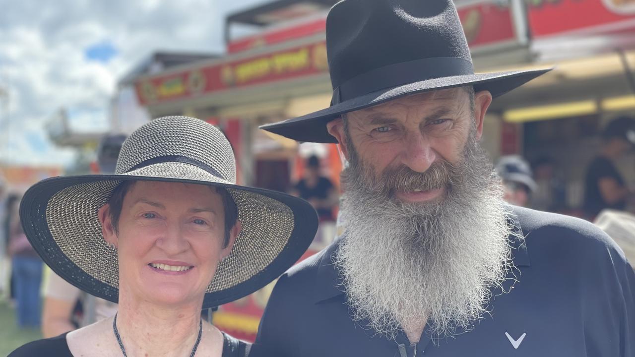 Toni and Robert Pearce enjoy People's Day at the 2024 Gympie Show.