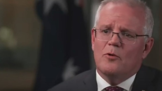 Scott Morrison on 7.30. Credit: ABC