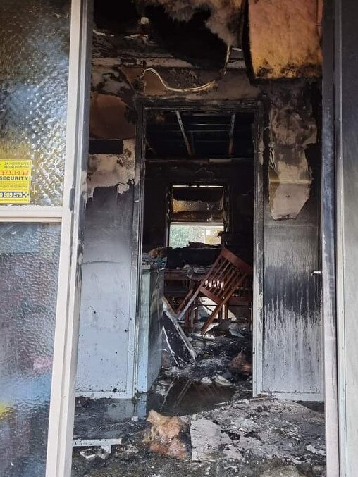 Shepparton mother-of-six Brooke Stokes lost all her belongings in a house fire on Sunday July 4, 2021. Picture: Contributed