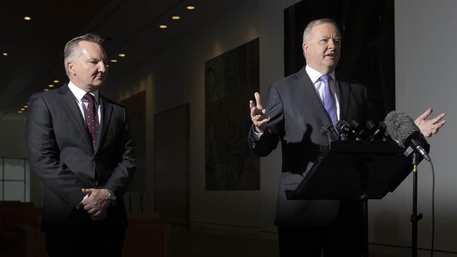 Labor’s health spokesman and former Treasurer Chris Bowen is considered a likely contender to replace Anthony Albanese as leader. Picture: Gary Ramage