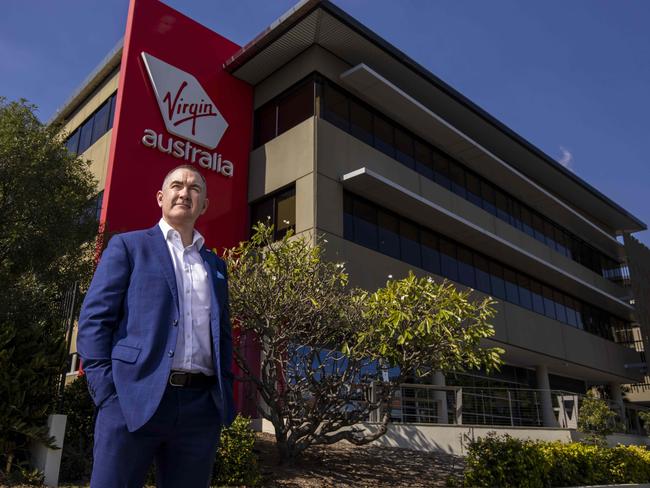 5th August 2020.Virgin Australia CEO Paul Scurrah at his companyÃs Brisbane headquarters.Photo: Glenn Hunt / The Australian