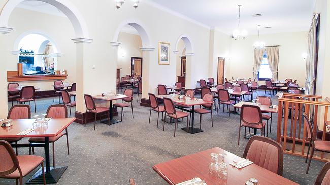 The dining room at The Standpipe Hotel, Port Augusta. Picture: Supplied