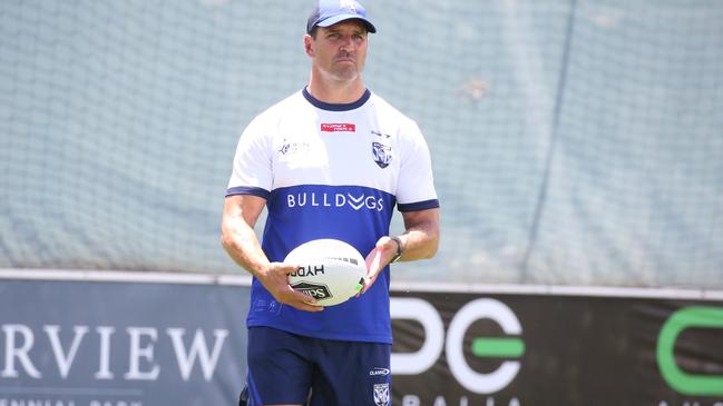 Trent Barrett has plenty of calls to make. Pic: Bulldogs Digital