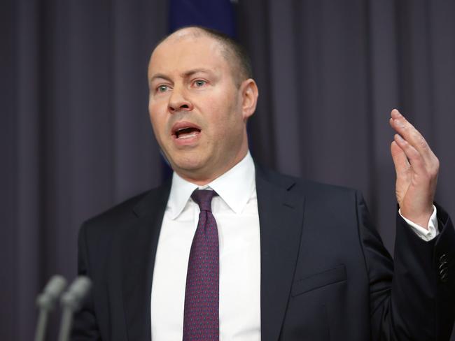 Treasurer Josh Frydenberg said Australia would continue to feel the burn of China’s hostility particularly badly due to our close economic relationship with the global superpower. Picture: Gary Ramage / NCA NewsWire