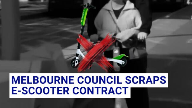 Rideshare e-scooters banned in Melbourne