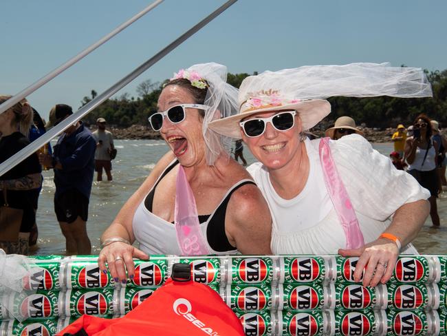 Darwin Beer Can Regatta at Mindil Beach, 2024. Picture: Pema Tamang Pakhrin