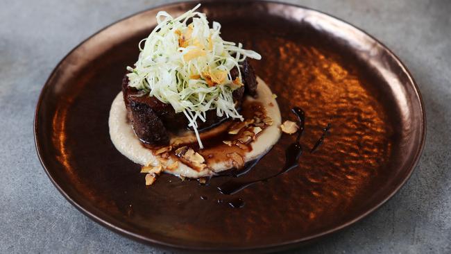 The main course of pork neck. Picture: REBECCA MICHAEL