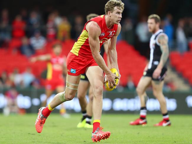 Tom Lynch is expected to exit the Gold Coast Suns at the end of the season. Picture: Chris Hyde, Getty Images.