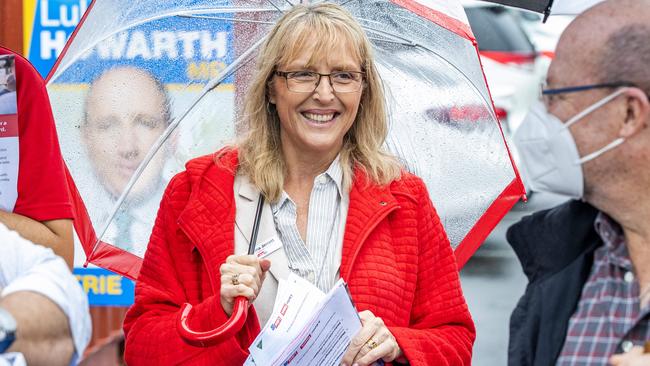 Greens preferences in the seat of Brisbane could propel Labor’s Madonna Jarrett to victory. Picture: Richard Walker