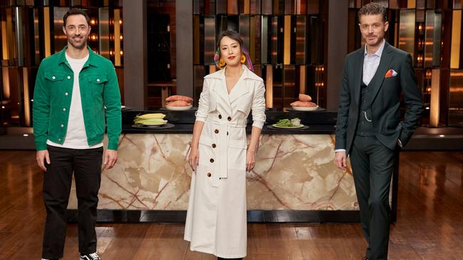 The white trench dress was Leong’s favourite look of the season. Picture: MasterChef/Channel 10