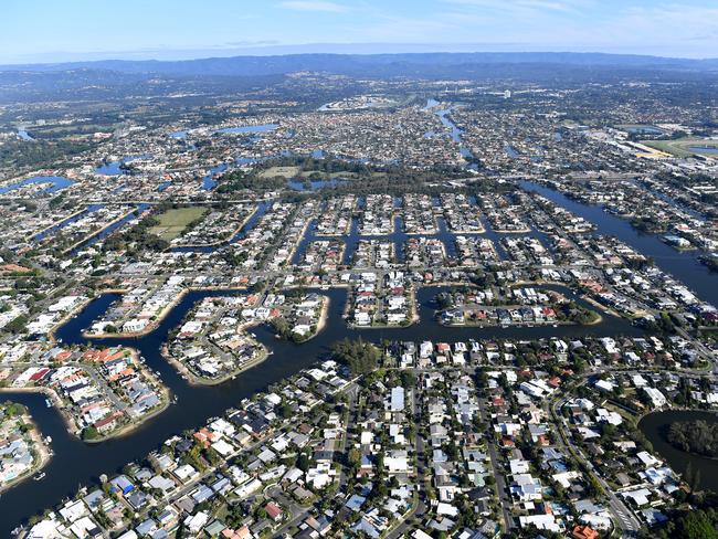 Residential housing on the Gold Coast. Picture: Dave Hunt/AAP