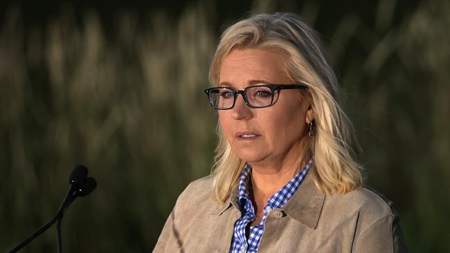 ‘No house seat is worth more than the principles we swore to protect’: Liz Cheney concedes to Harriet Hageman on Tuesday. Picture: AFP