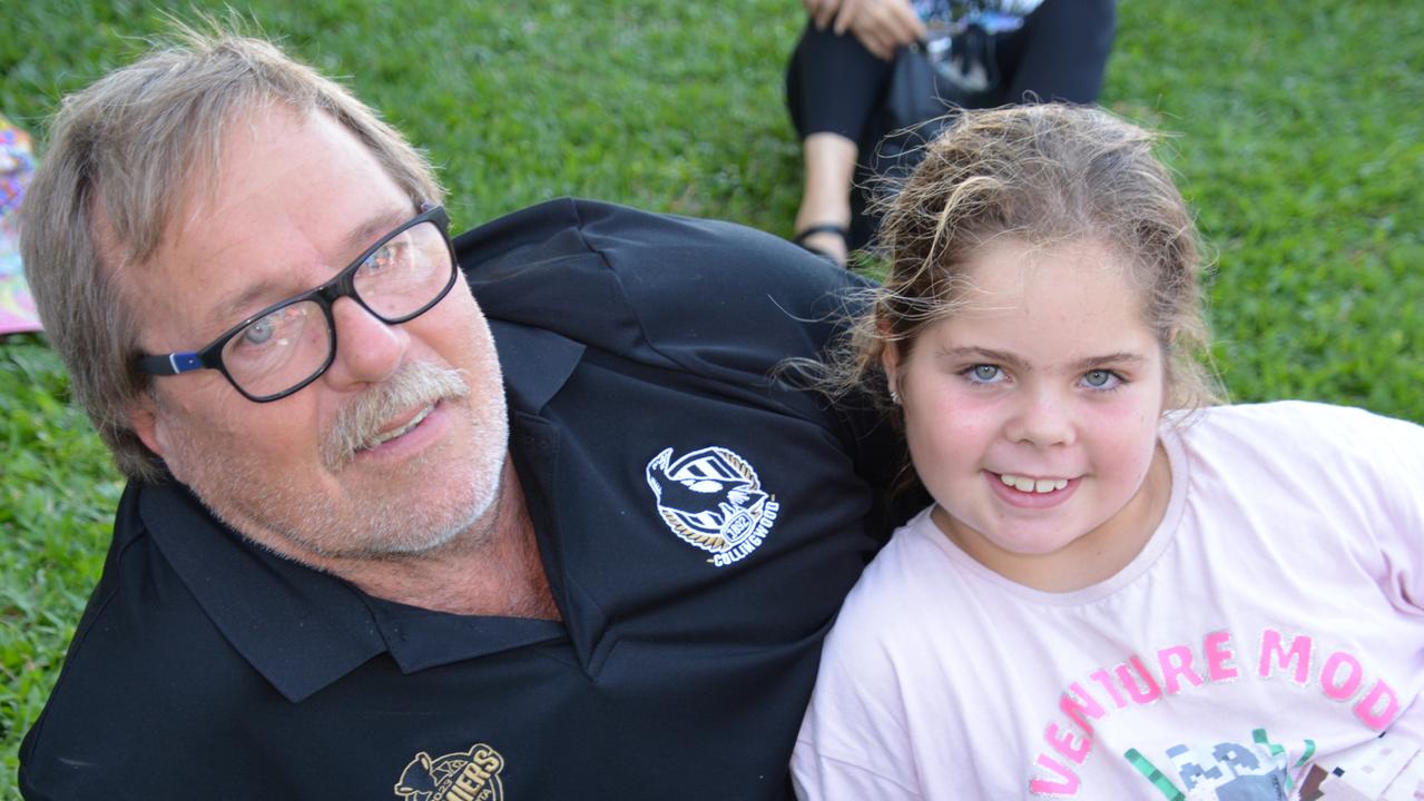 Paul Jones and Ella Albrecht at the 2024 Festival of the Knob at Yorkeys Knob on Saturday. Picture: Bronwyn Farr