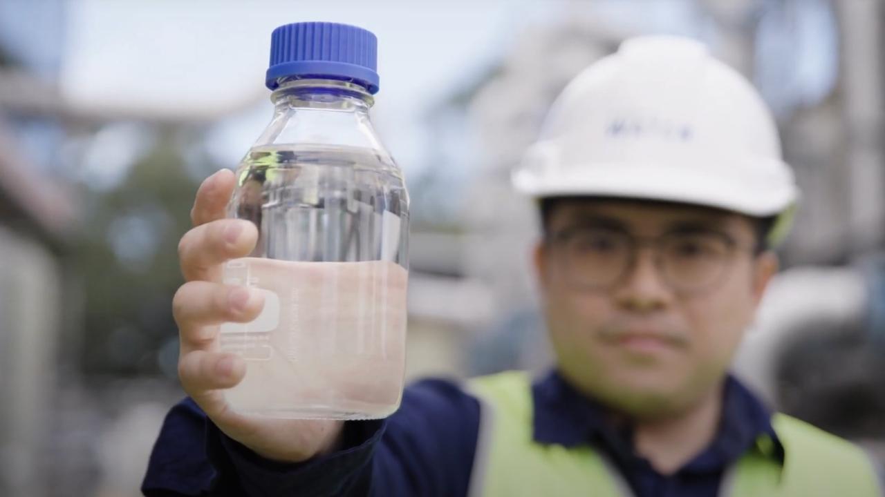 Purified recycled water is already in use in around three dozen cities around the world, including Perth. Picture: YouTube