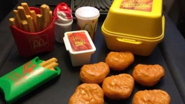 Chicken nuggets, fries and dips were other toys you could get back in the day. Picture: Bored Panda