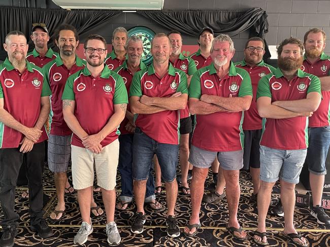 Airlie Beach Darts Club 2021 members. Picture: Contributed