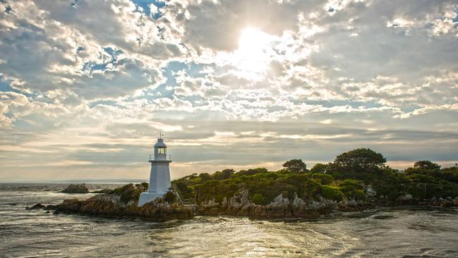 Hells Gates lighthouse in Tasmania.