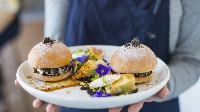 The burgers are better at Left Field. Especially when they’re actually oreo breakfast sliders. 358 Koornang Rd, Carnegie. Picture: Eugene Hyland