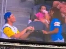 Fan proposes at NFL game