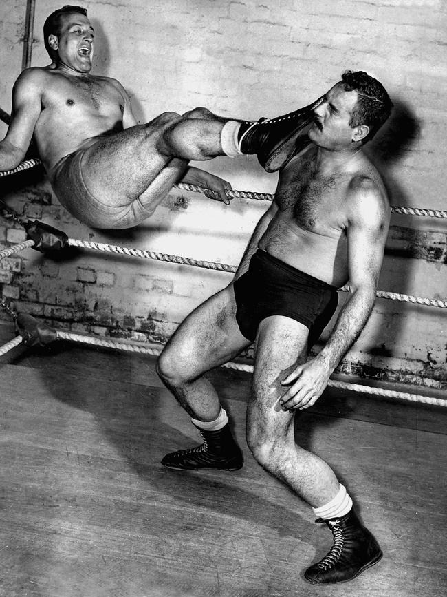 Murray Weideman took up wrestling in 1962.