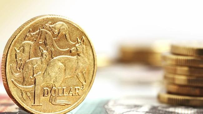 The Aussie dollar is lower as the prospect of sanctions rises.