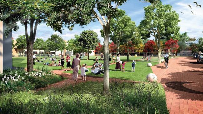 The project will include a park at the corner of Jones and Dunmore streets.