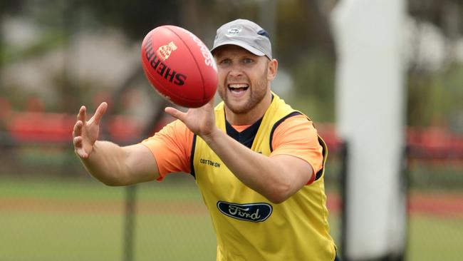 Gary Ablett at Cats training. Picture: Alison Wynd