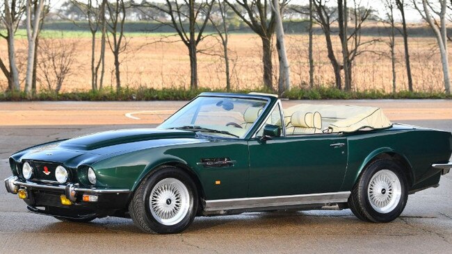 The 1989 Aston Martin V8 Vantage Volante is a convertible on steroids.