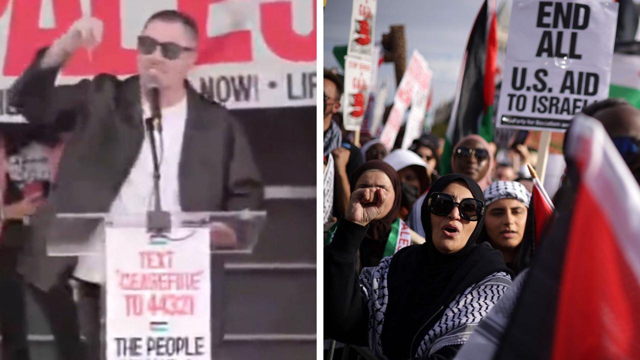 Speech from Macklemore at Pro-Palestine Protest in DC Today – Emphasis on  Actually Doing Research Despite Being Told I/P is Too Complex : r/Fauxmoi