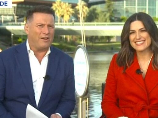 Karl Stefanovic landed a cheeky dig on Peter Dutton after he was absent from an interview on Friday morning.