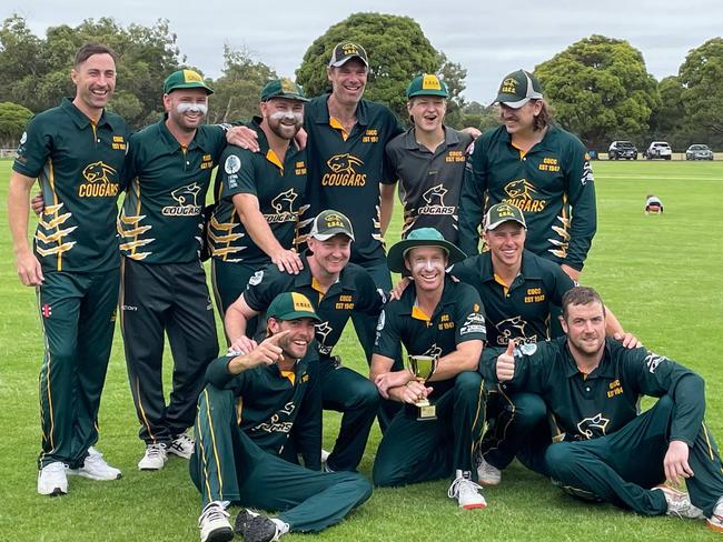 Thumbs up: Carrum Downs won the Sub District T20 final.