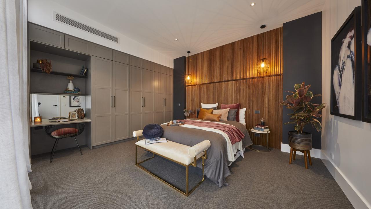 Tess and Luke really impressed the judges with their ‘Scan-deco’ styling (Scandinavian and deco, combined). Picture: The Block