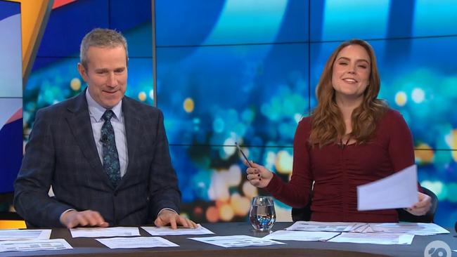 The hosts of Friday's episode of The Project refused to address reports the show is ending. Picture: Channel 10.