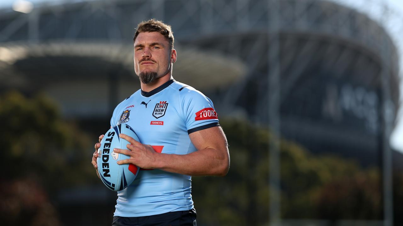 Angus Crichton is back in the Blues side but his future remains undecided. Picture: Matt King/Getty Images