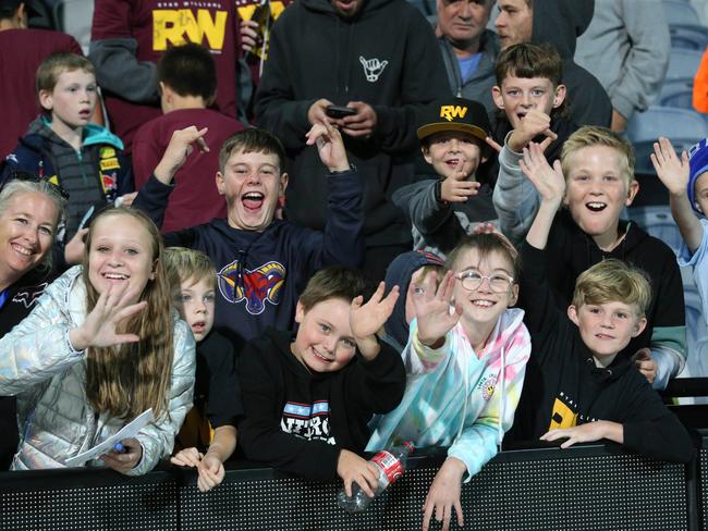 Nitro Circus at Kardinia Park on March 7, 2022. Stunts, crowd reactions, fireworks, plenty of colour. Picture: Mark Wilson