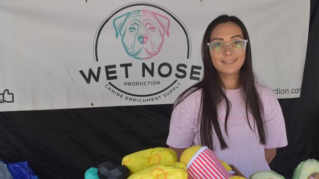 Ipswich 2023 Dog Day at Nicholas Street Precinct pictured is Dani Rafferty owner of Wet Nose Production