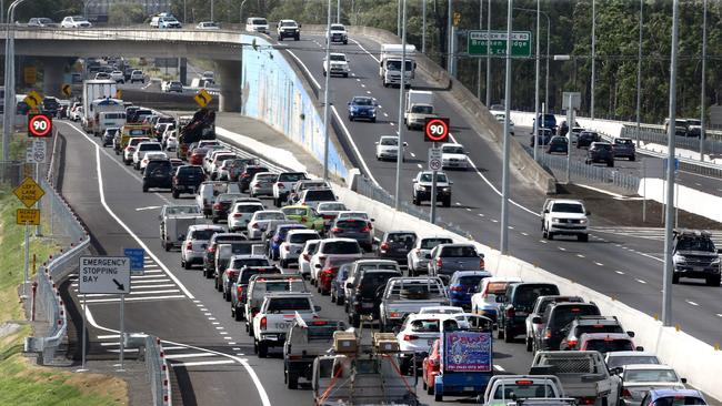 The new Deagon Deviation as part of the Gateway Upgrade North Project. Picture: AAP/David Clark