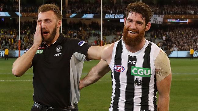 Tyson Goldsack says the Magpies will rally around Lynden Dunn. Picture: Getty Images