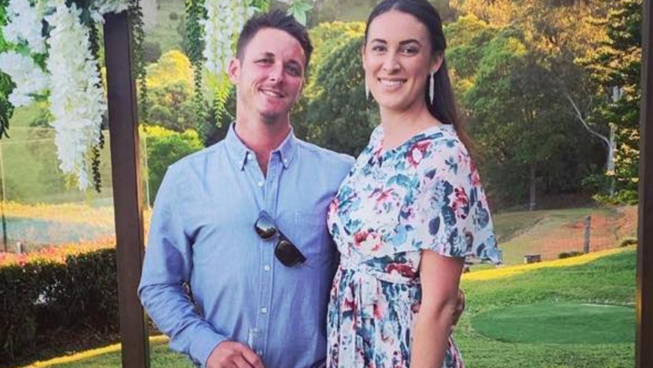 Rachel Fleming pictured with her husband, Beau. Picture: Facebook