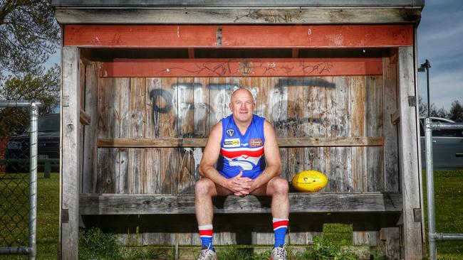 Simon Goosey’s goalkicking record is legendary in Victorian Country football circles. Picture: Colleen Petch.