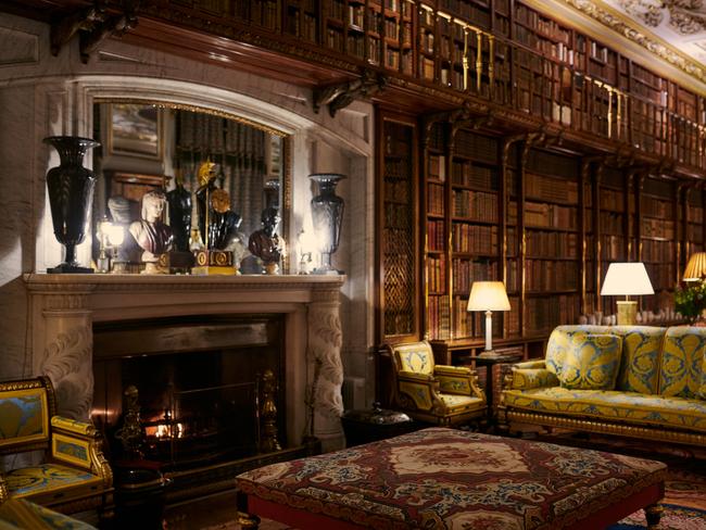 The library at Chatsworth House, Derbyshire, UK. Photo: Dave Bird/Supplied